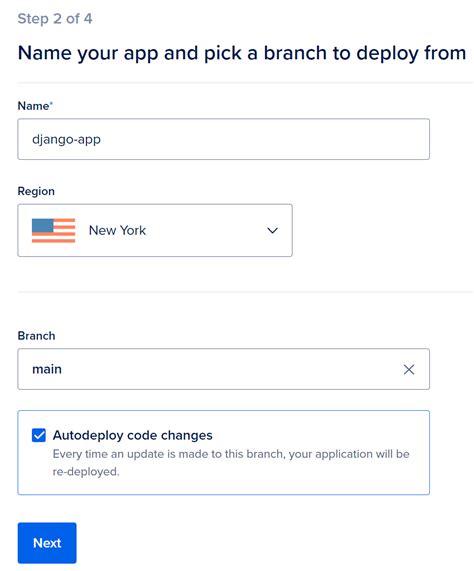 Deploy a Django App on App Platform .